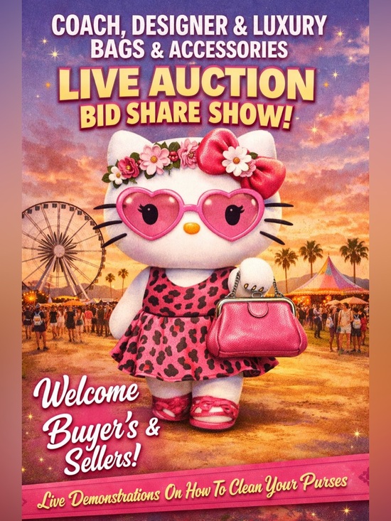 Coach Other - 4/12 @1pm CST Coach preferred or luxury & designer bags, wallets & accessories.